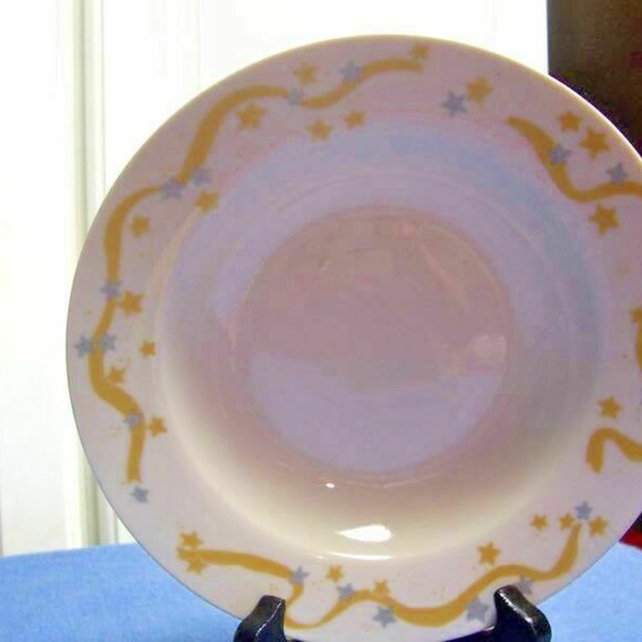 COPY - Retroneu Winter Nights 4295 Rimmed Soup Bowl 8.5 in Diam Lot of 4 - Picture 2 of 2